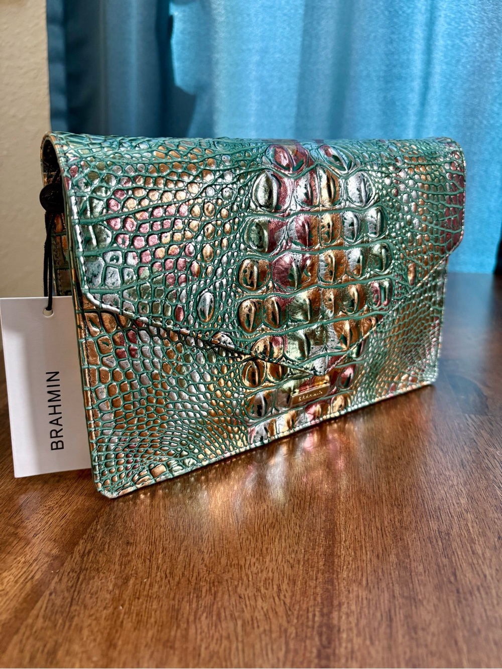 Brahmin EUC Wendy- Soulful - Multi Color Metallic - EXCLUSIVE - Crossbody/Clutch - Picture 11 of 17